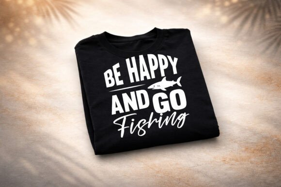 BE HAPPY and GO FISHING SVG: Creative Design Applications