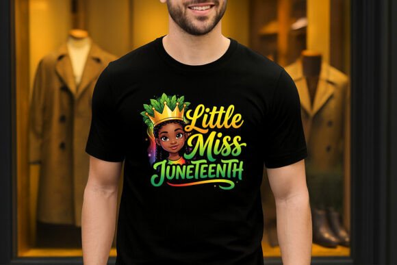 Celebrate Heritage with the Little Miss Juneteenth Girl Design