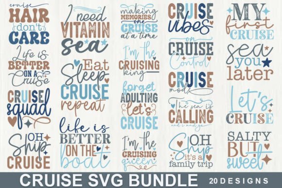 Cruise SVG Bundle: Elevate Your Nautical Design Projects