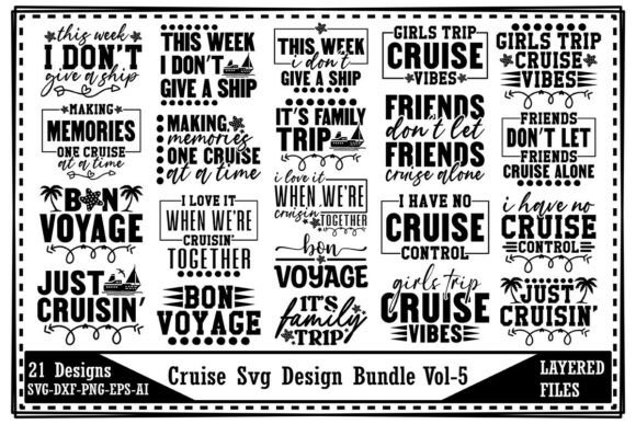 Cruise Svg Design Bundle Vol-5: Nautical Vectors for Dynamic Projects