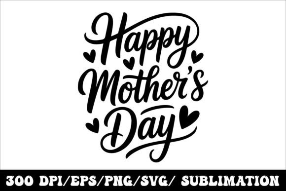 Elegant Mother's Day Typography: Design for Celebration