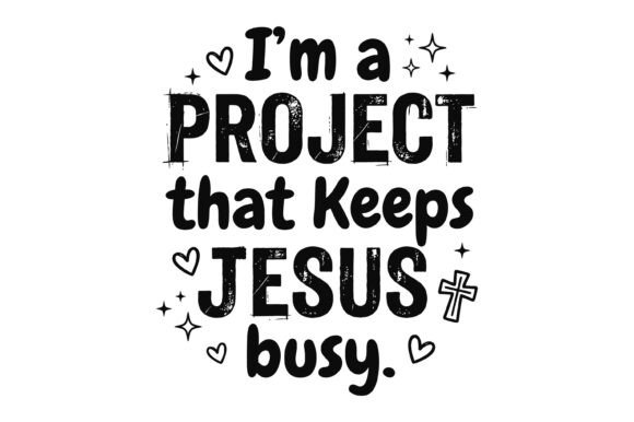Faith Humor Christian Quote Design for Modern Creators
