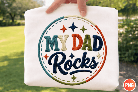 My Dad Rocks: Elevate Projects with a PNG Design