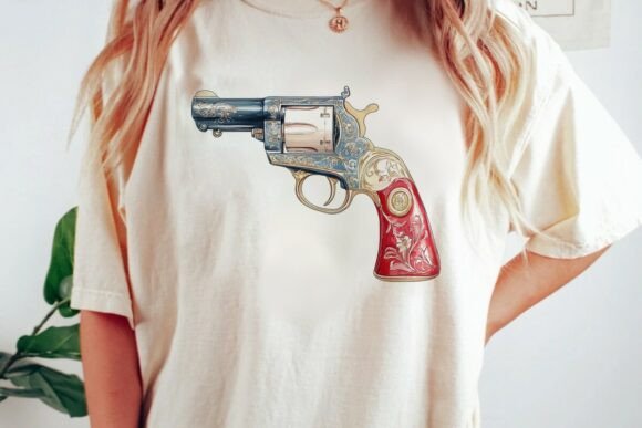 Ornate Revolver Design Png: Elevate Your Creative Projects