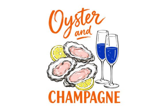 Oyster and Champagne: A Study in Elegant Design