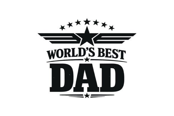 World Best Dad Typography Design: A Creative Asset for Meaningful Projects